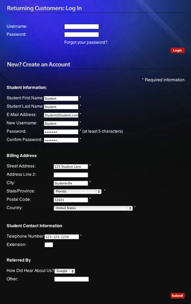 Log in or Create Account